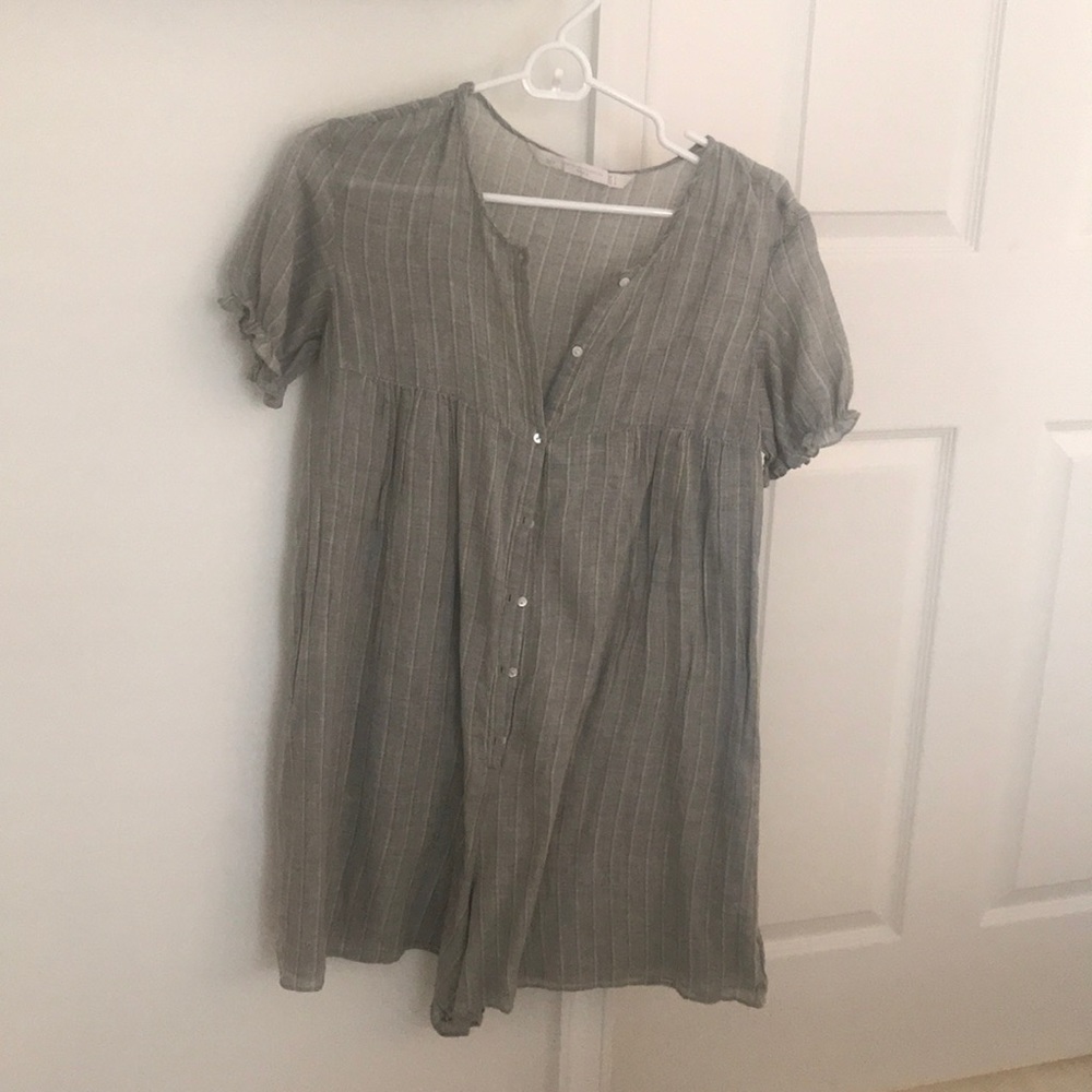 Zara linen romper